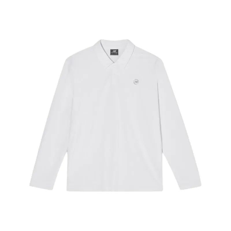 New Balance Polo Shirt Men's White-0