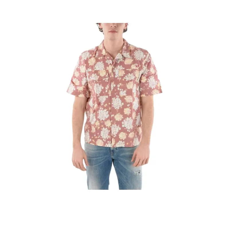 DIESEL Shirts Men Brown-0