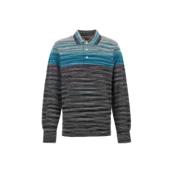 MISSONI Long Sleeved Polo Shirt