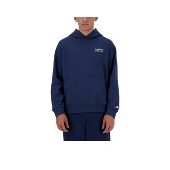New Balance Athletics Embroidered Hoodie Sweatshirt Men's Marine Blue