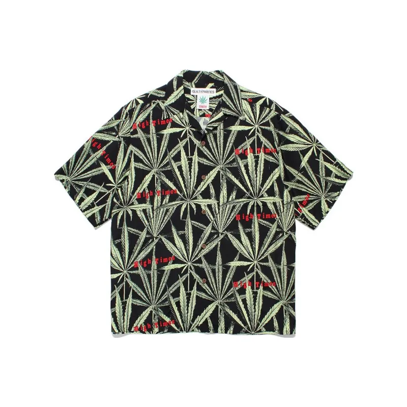 WACKO MARIA x HIGH TIMES Shirt Unisex Black-0