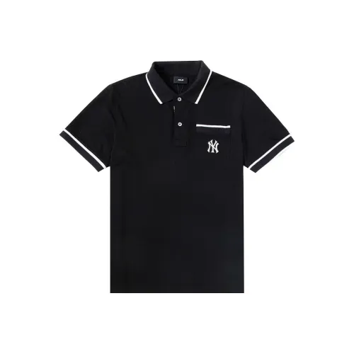 MLB New York Yankees Polo Shirts Unisex Black