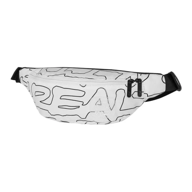 Skechers Fabric Fanny Pack, Sling Bag, Crossbody Bag Unisex White-1