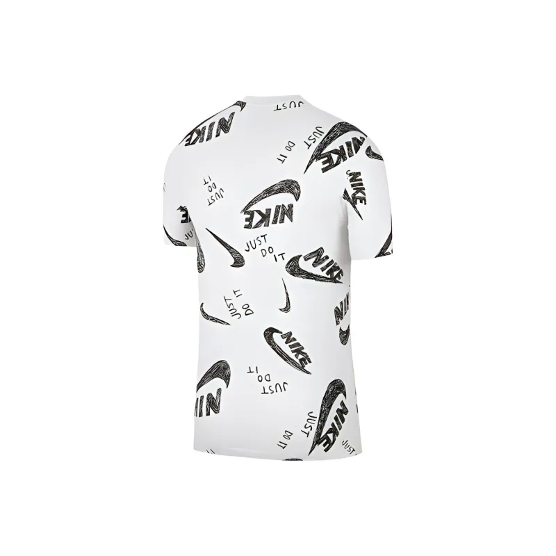 Nike T Shirts Men White-1