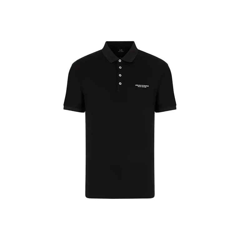 ARMANI EXCHANGE Logo print Polo Shirt-0
