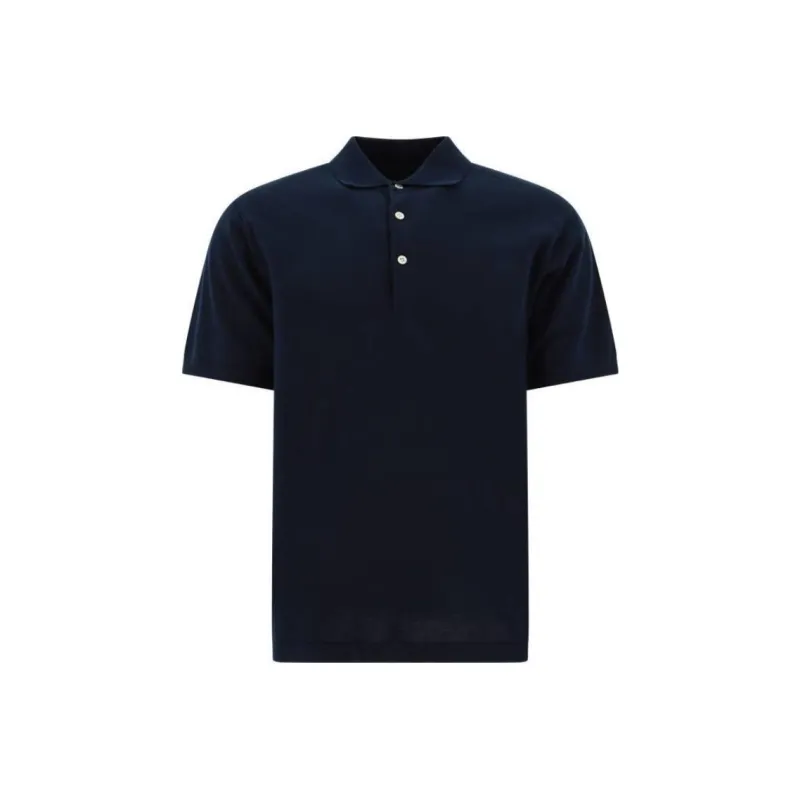 Beams Plus Polo Shirt Men's Marine Blue-0