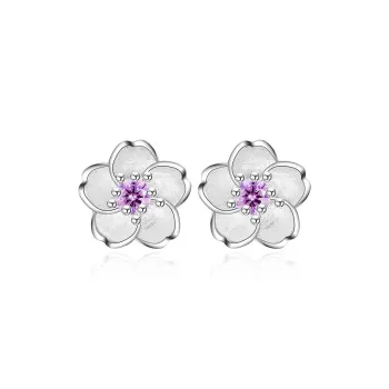 QUIET LOVE Alloy Stud Earrings Women's