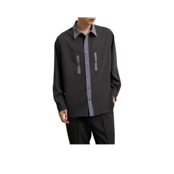 PUBLIC TOKYO FW24 Shirt Men's Dark Gray