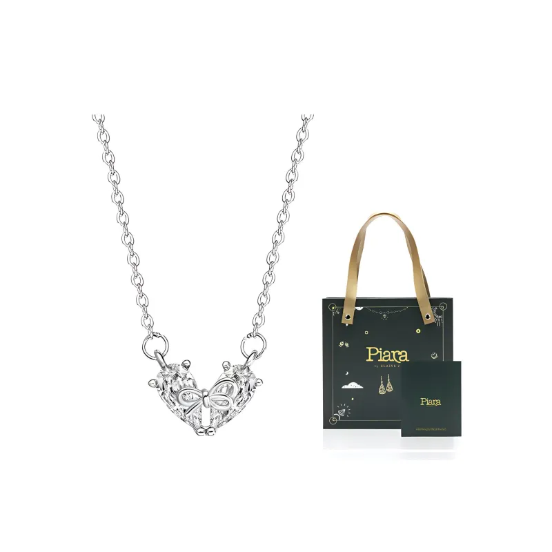 PIARA S925 Silver Necklaces Women's-4