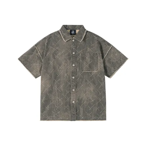 XINYINSU SS24 Shirt Unisex Couple's Gray