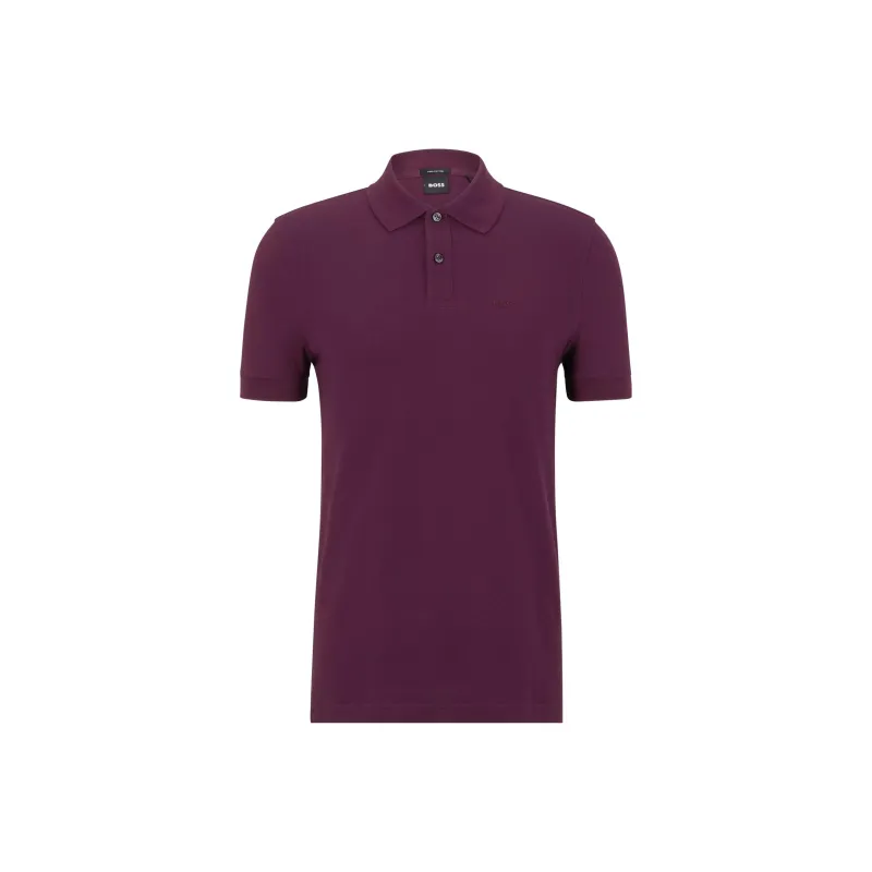 HUGO BOSS Polo Shirts Men Purple-0
