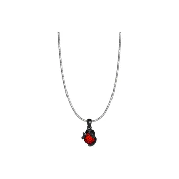 ICEGANG White Gold Plated Copper Necklaces Unisex