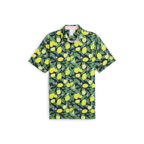 PUMA Shirts Men Green 01