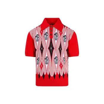 AMIRI Polo Shirts Men Red
