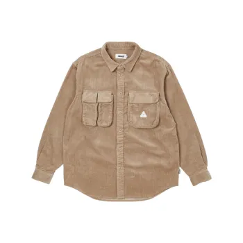 PALACE Cargo Cord Shirt 'Stone'