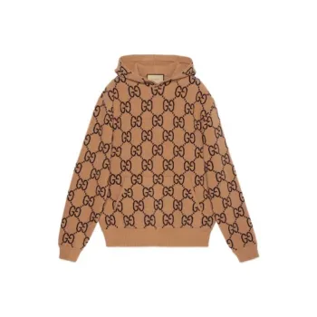 GUCCI Gg Supreme pattern Wool Hoodie