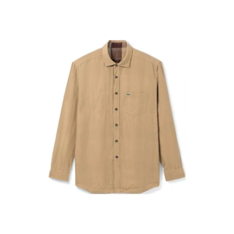 LACOSTE Shirts Men Brown-0