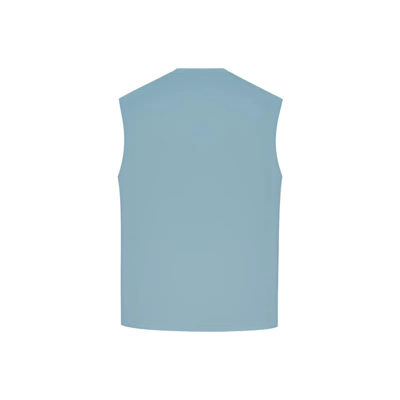 URBAN REVIVO Tank Top Men's Medium Gray Blue-1