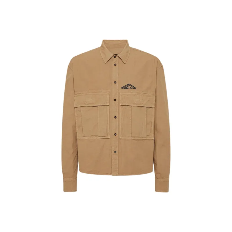 DSQUARED 2 Icon Logo Printed Long Sleeved Shirt-0