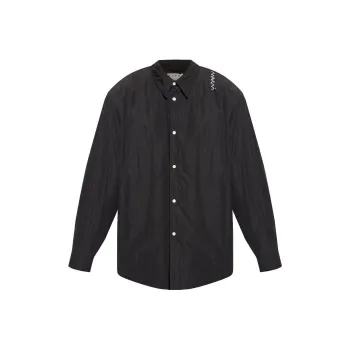 MARNI Logo Embroidered Buttoned Shirt