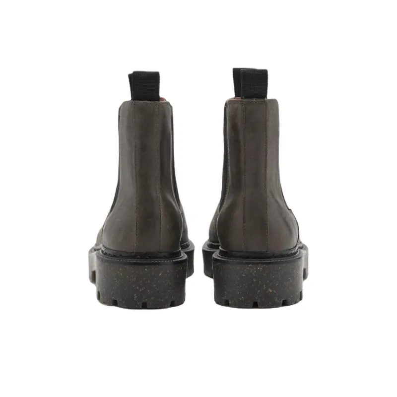 MANGO Short Chelsea Boots Women's Gray-2