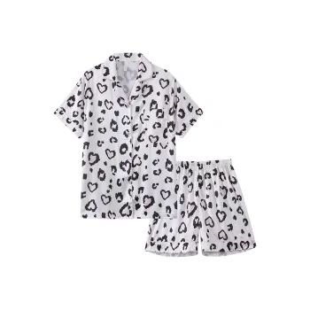 XIAFENYAN Pajama Set Women's Apricot