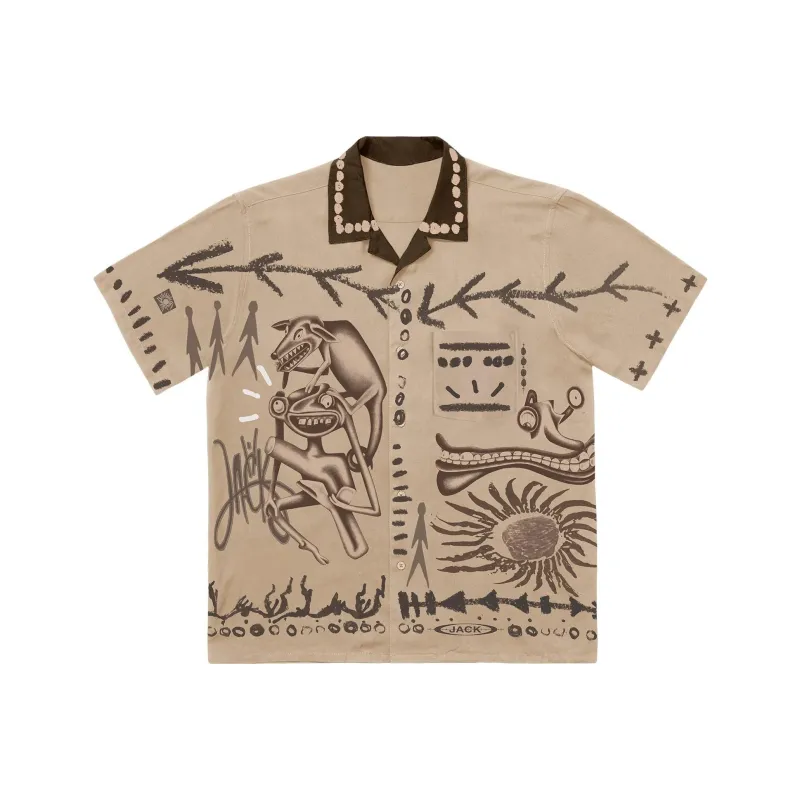 Travis Scott Painter's Button Up Shirt-0