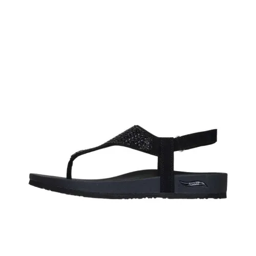 Skechers Arch Fit Meditation Slip Resistant Flip Flops Women's Black