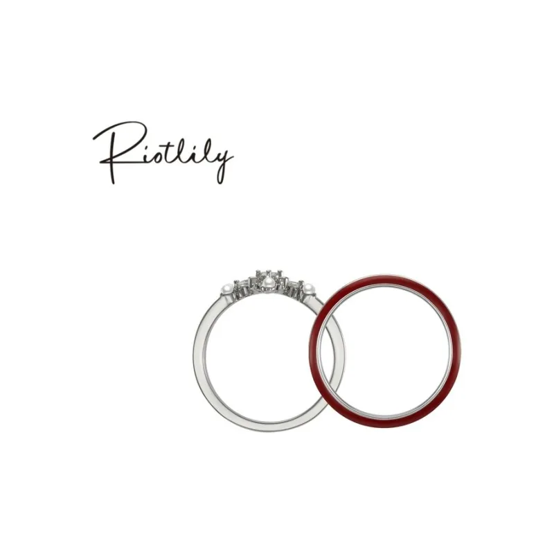 RiotLILY Cubic Zirconia Rings Women's-3