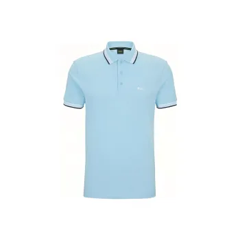 HUGO BOSS Polo Shirts Men Sky Blue