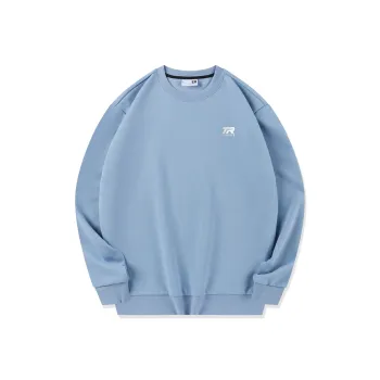 QIAODAN Early Autumn Sweatshirt Men's Soft Gray Blue