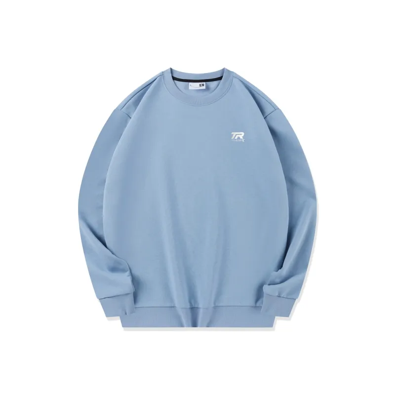 QIAODAN Early Autumn Sweatshirt Men's Soft Gray Blue-0