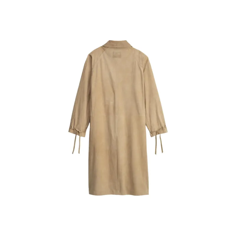 ZARA Trench Coats Men Beige-1