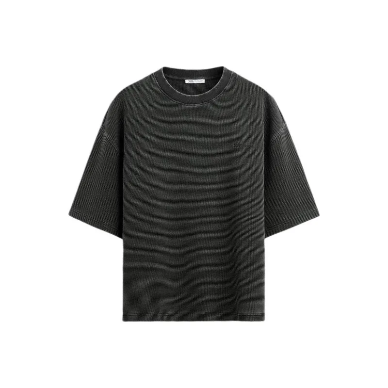 ZARA Sweatshirt Men's Washed Black-0