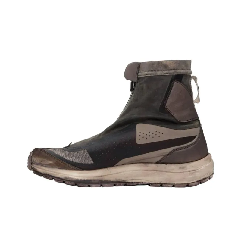SALOMON x 11 BY BORIS BIDJAN SABERI Bamba 2 High Top Casual Shoes Men's Taupe-2