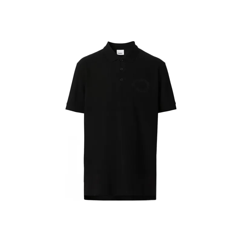 Burberry Oak Leaf Crest Cotton Piqué Polo Shirt-0