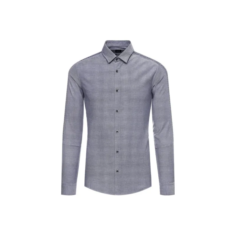 HUGO BOSS Polo Shirts Men Uniform Blue-0