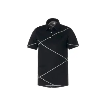 PUMA Golf Polo Shirts Men Black