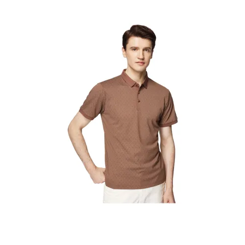 FIRS Polo Shirts Men Brown