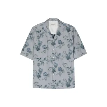 OFFICINE GENERALE Floral print Cotton Shirt