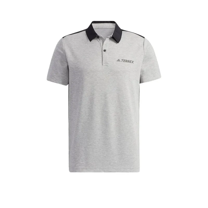 Adidas Polo Shirts Men Gray-0