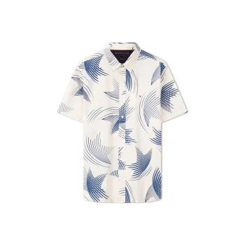 Tommy Hilfiger Shirt Men's Ecru Print