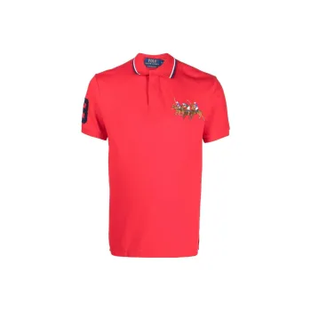 Polo Ralph Lauren Triple Pony Cotton Polo Shirt