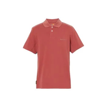 Timberland Polo Shirts Men Dark Red