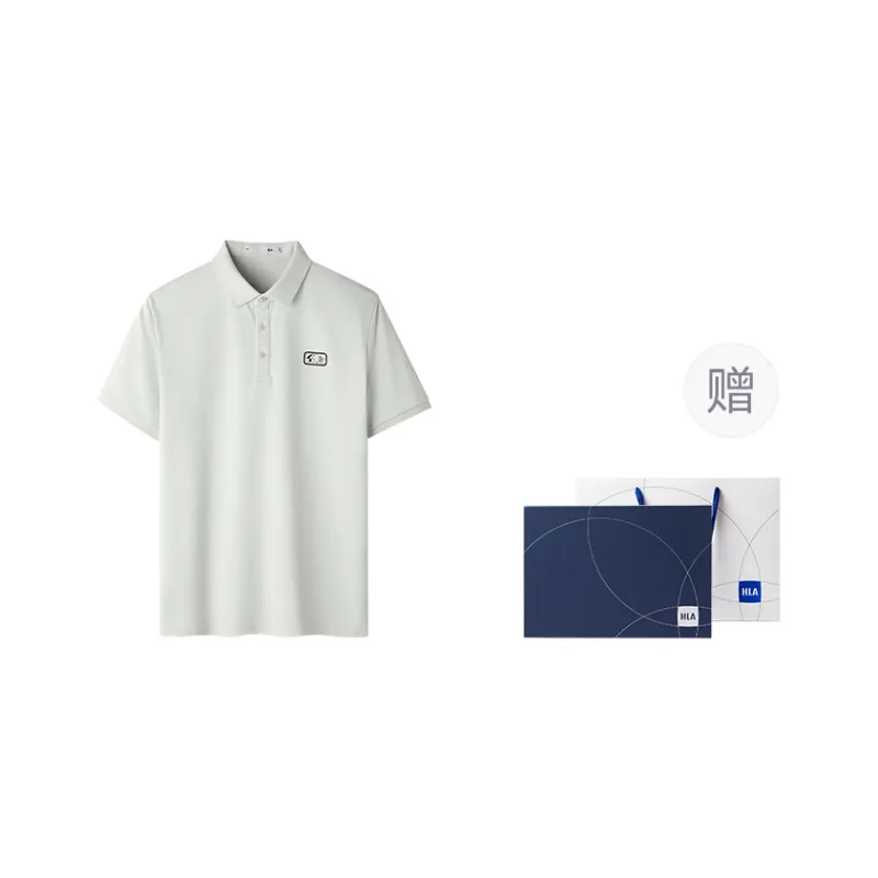 HLA x SANTI,LIANMINGKUAN Polo Shirt Men's-19