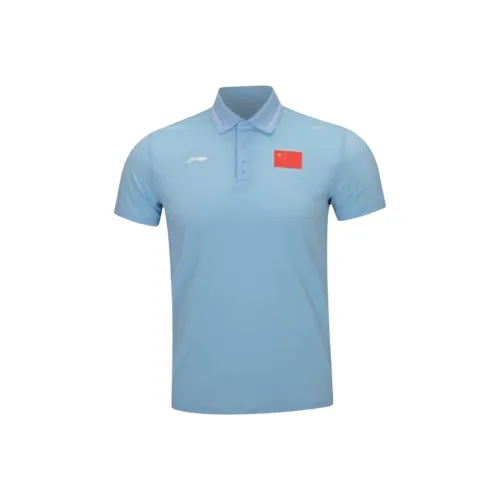 LiNing Polo Shirt Men's Nova Aurora Blue