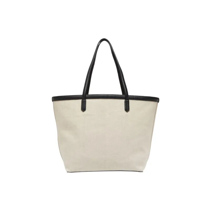 TOTEME Canvas Tote Bag, Shopping Bag, Canvas Bag, Handbag, Shoulder Bag Women's Khaki-2