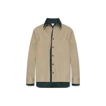 Bottega Veneta Relaxed Fit Twill Double Shirt