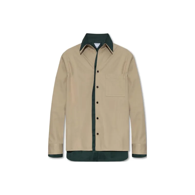 Bottega Veneta Relaxed Fit Twill Double Shirt-0