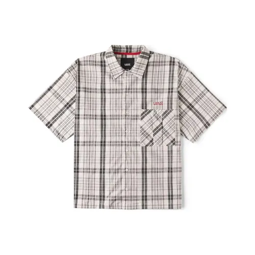Vans TOKYO DESIGN COLLECTIVE Shirt Men's Light Gray Plaid
